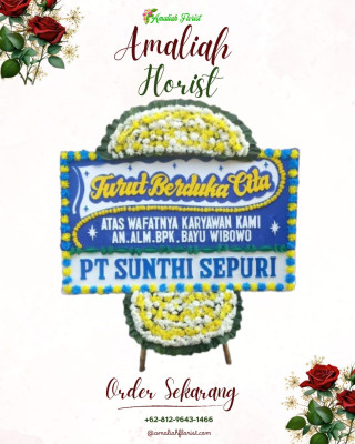 Papan Bunga Duka di Kutoarjo