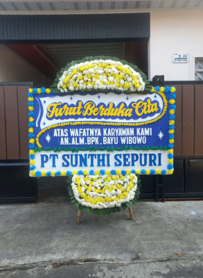 Papan Bunga Duka di Kutoarjo