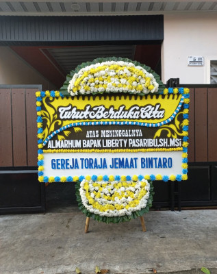 Papan Bunga Duka di Kutoarjo